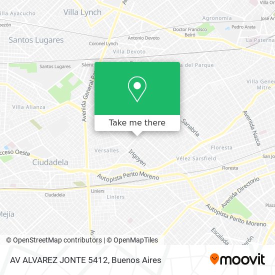 AV  ALVAREZ JONTE 5412 map