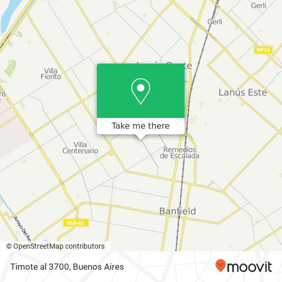 Timote al 3700 map