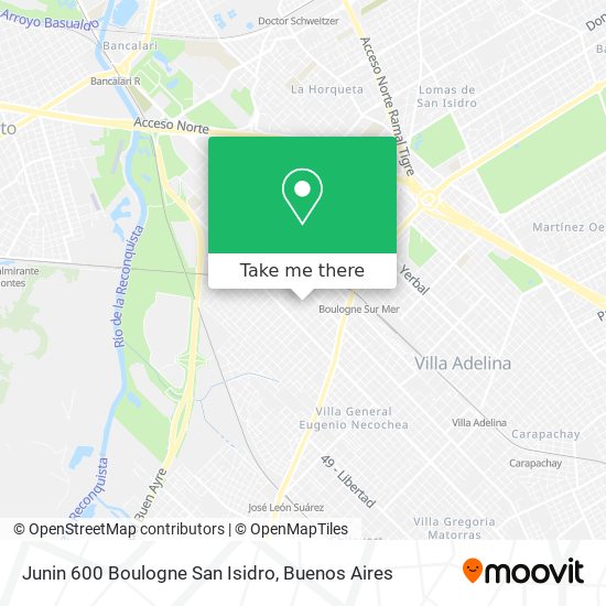 Mapa de Junin 600  Boulogne  San Isidro