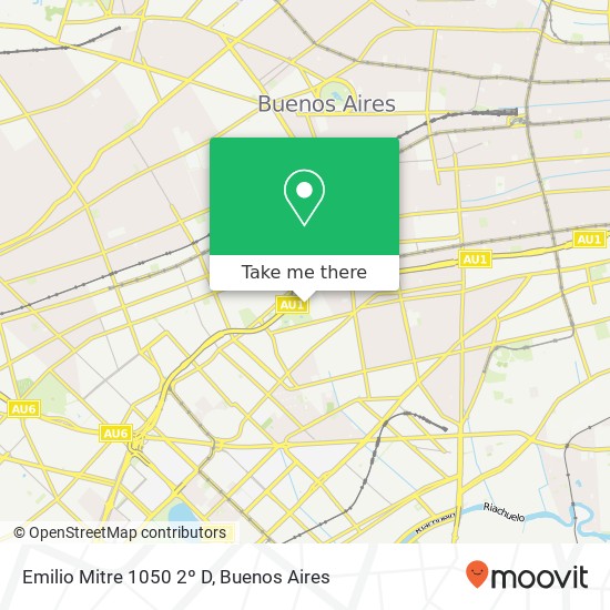 Emilio Mitre 1050 2º D map