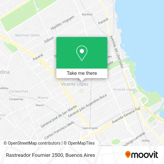 Rastreador Fournier 2500 map