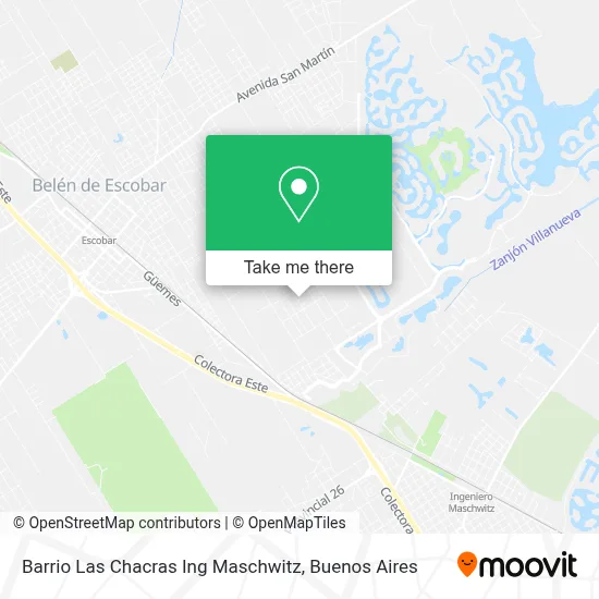 Barrio Las Chacras Ing  Maschwitz map