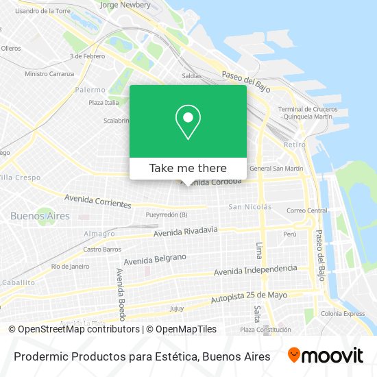 Prodermic Productos para Estética map