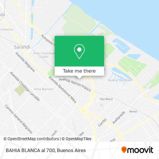 Mapa de BAHIA BLANCA al 700