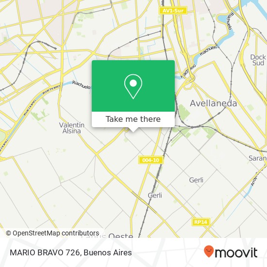 MARIO BRAVO 726 map