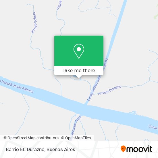 Barrio EL  Durazno map