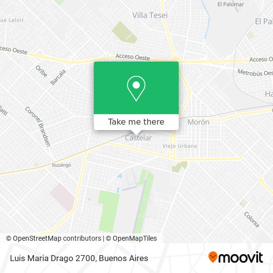 Luis Maria Drago 2700 map