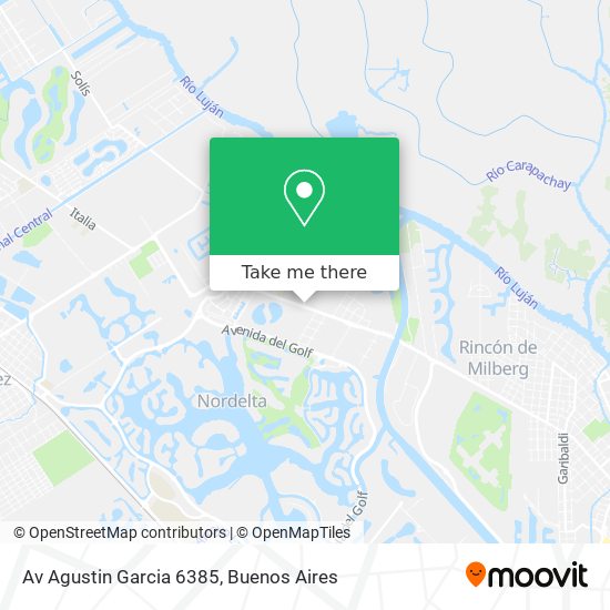 Av Agustin Garcia 6385 map