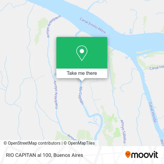 RIO CAPITAN al 100 map