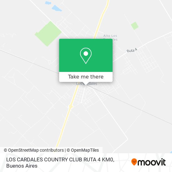 LOS CARDALES COUNTRY CLUB RUTA 4 KM0 map