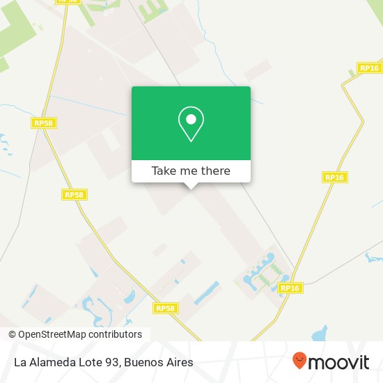 Mapa de La Alameda  Lote 93