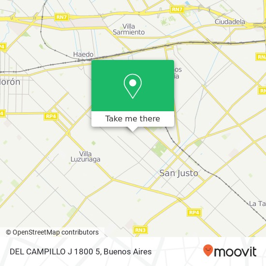 DEL CAMPILLO  J 1800 5 map