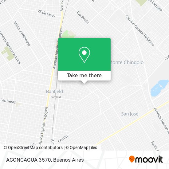 ACONCAGUA 3570 map