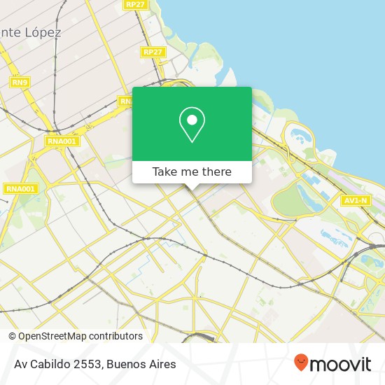 Av  Cabildo 2553 map