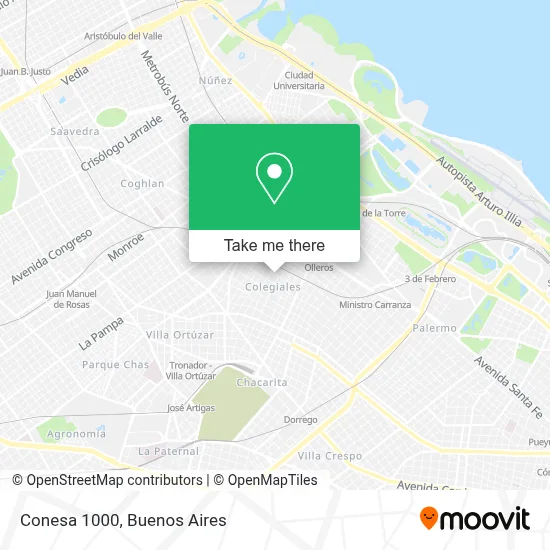 Conesa 1000 map
