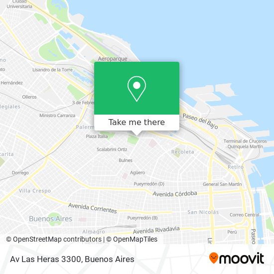 Av  Las Heras 3300 map