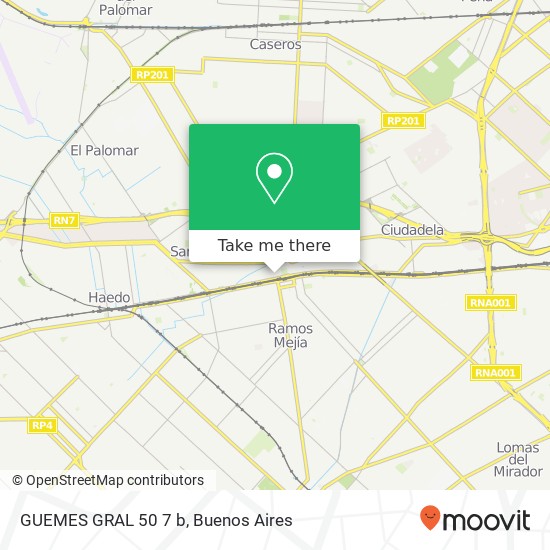 GUEMES  GRAL 50 7 b map