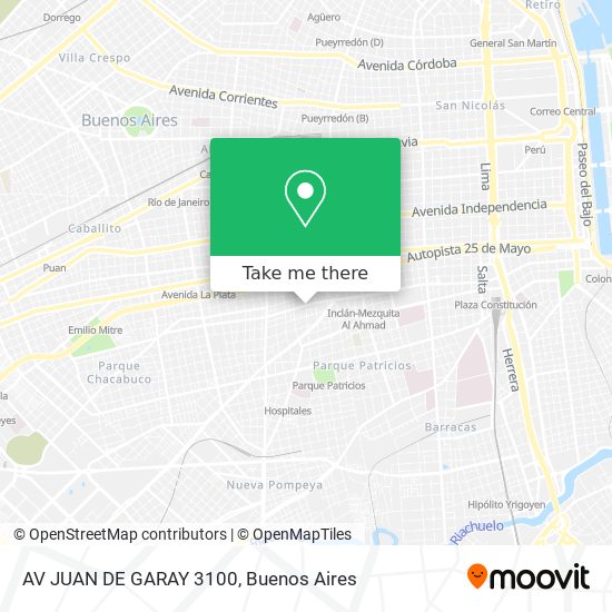 AV  JUAN DE GARAY 3100 map