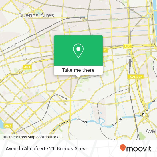 Avenida Almafuerte 21 map