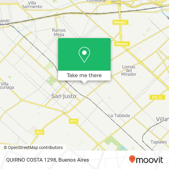 QUIRNO COSTA 1298 map