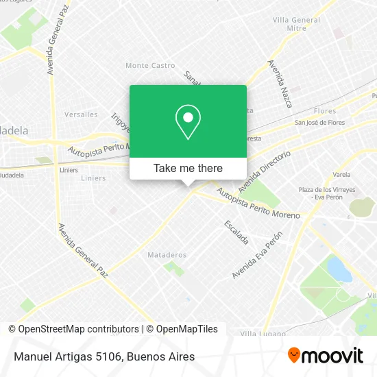 Manuel Artigas 5106 map