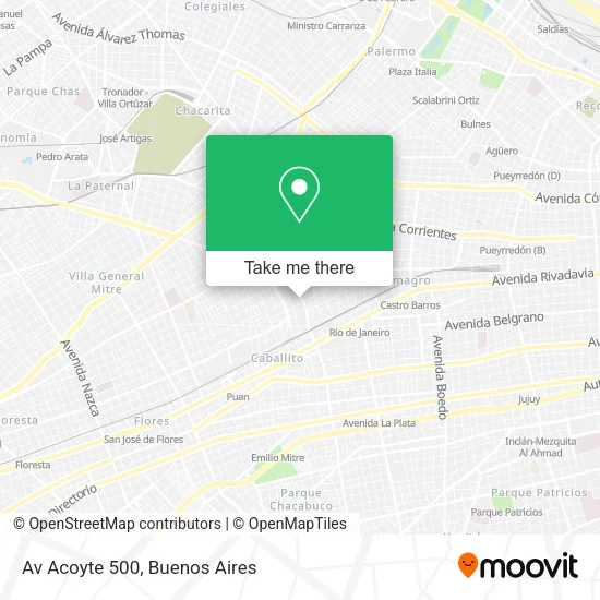 Mapa de Av Acoyte 500