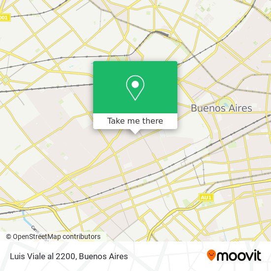 Luis Viale al 2200 map