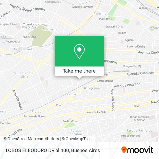 LOBOS ELEODORO DR  al 400 map