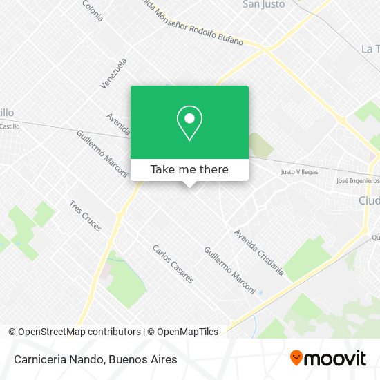 Carniceria Nando map