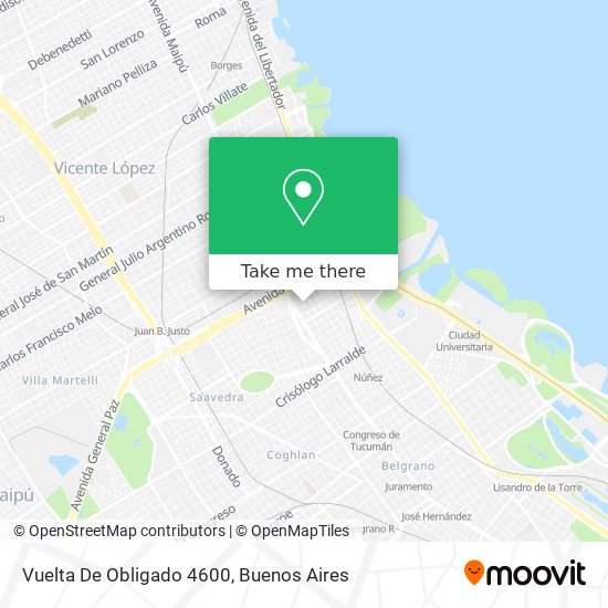 Vuelta De Obligado 4600 map