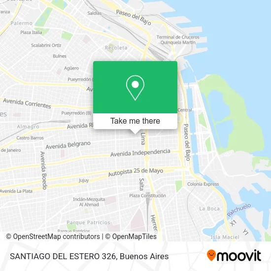 Mapa de SANTIAGO DEL ESTERO 326