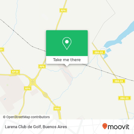 Larena Club de Golf map