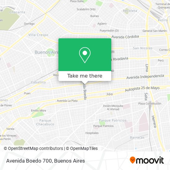 Avenida Boedo 700 map