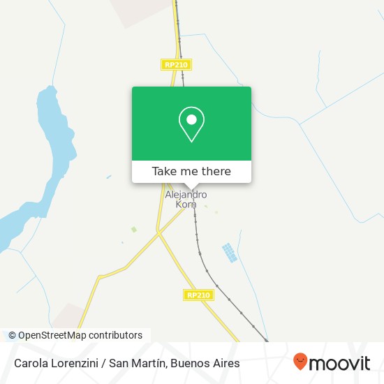 Mapa de Carola Lorenzini / San Martín