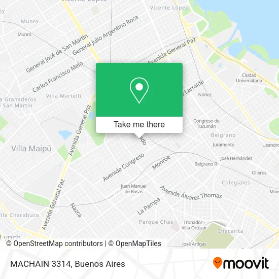 Mapa de MACHAIN 3314