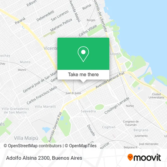 Adolfo Alsina 2300 map
