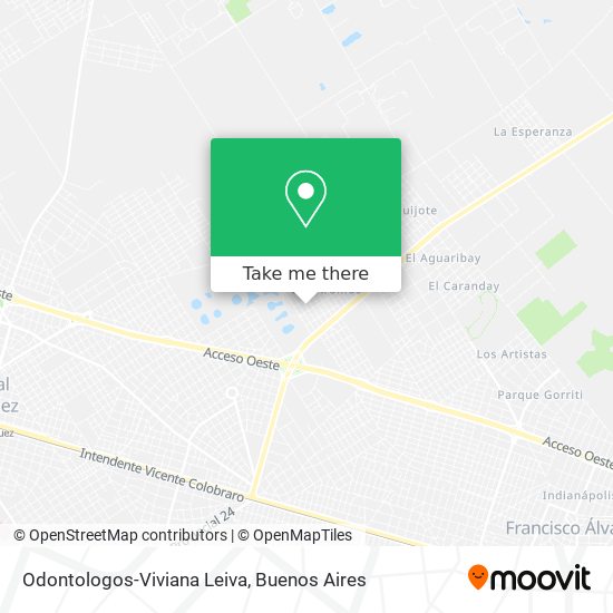 Odontologos-Viviana Leiva map