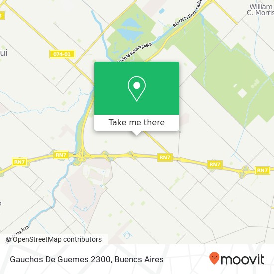 Gauchos De Guemes  2300 map