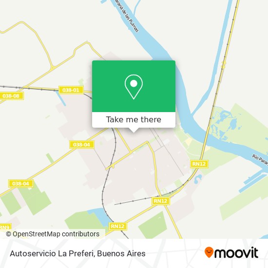 Autoservicio La Preferi map