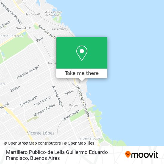Mapa de Martillero Publico-de Lella Guillermo Eduardo Francisco