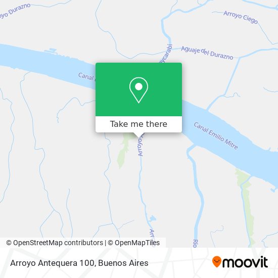 Mapa de Arroyo Antequera 100