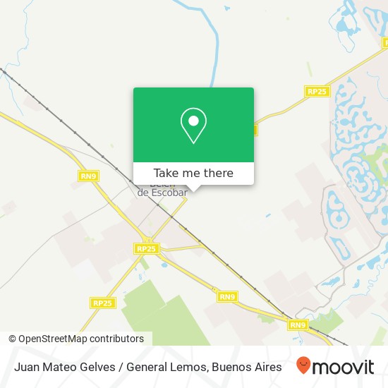 Mapa de Juan Mateo Gelves / General Lemos