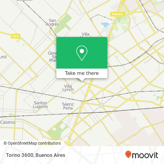 Torino 3600 map