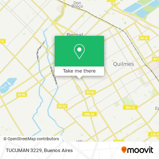 TUCUMAN 3229 map