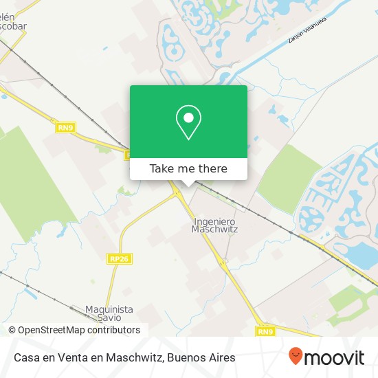 Mapa de Casa en Venta en Maschwitz