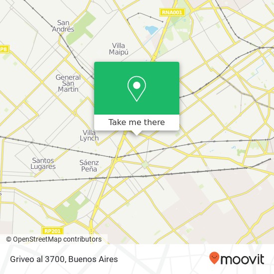 Griveo al 3700 map