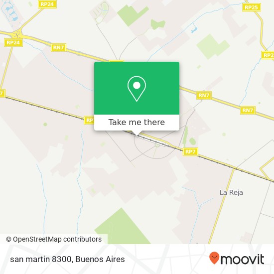 san martin 8300 map