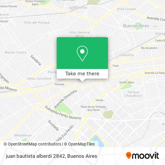 juan bautista alberdi 2842 map