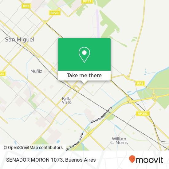 SENADOR MORON 1073 map