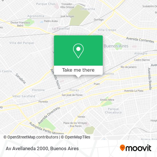 Av  Avellaneda 2000 map